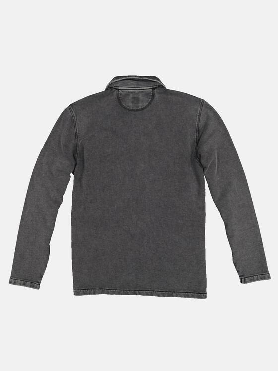 engbers Herren Sweatjacke Stehbund authentisch gefärbt Anthrazit 32704