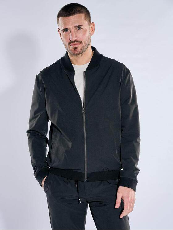 emilio adani Herren Blouson-Sakko Schwarz 40134