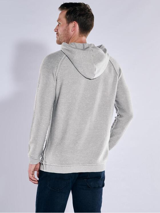 engbers Herren Pullover mit Kapuze Grau 37622