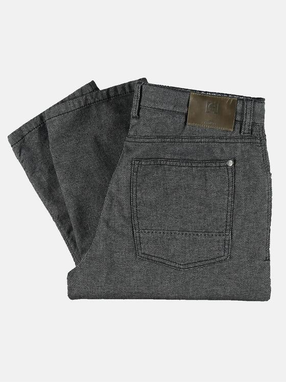 engbers Herren Hose gemustert Anthrazit 31866