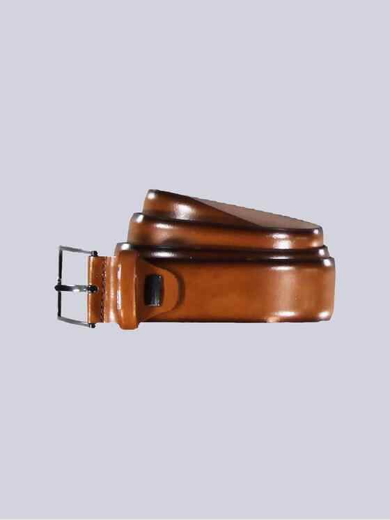 emilio adani Herren Ledergürtel Basic Braun 39713
