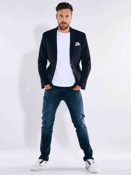 emilio adani Herren Anzug-Sakko slim fit Blau 36844