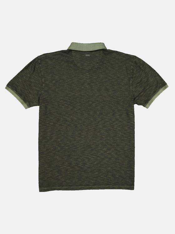 engbers Herren Polo-Shirt strukturiert Khaki 33049