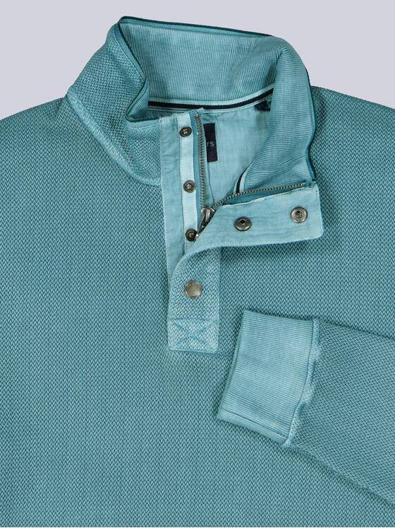 engbers Herren Sweatshirt Stehbund Petrolblau 40147