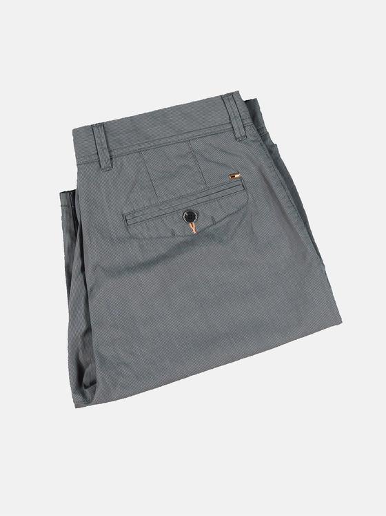 emilio adani Herren Chino-Short regular Grau 31616