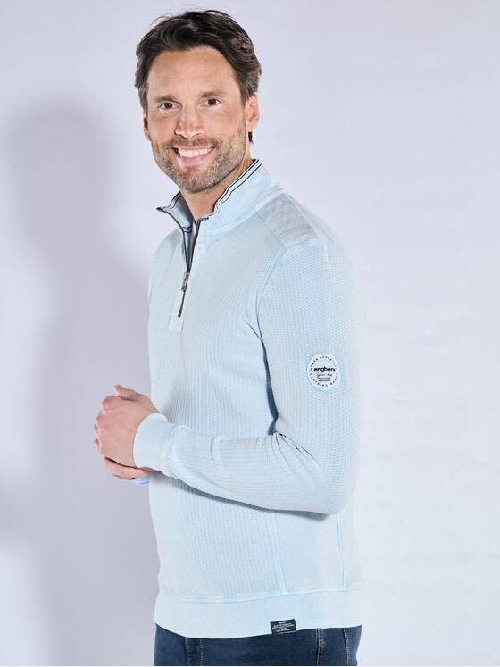 engbers Herren Sweatshirt regular Hellblau 38053