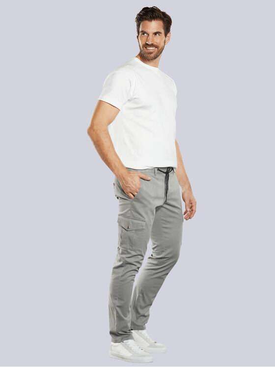 engbers Herren Cargo-Hose mit Tunnelzug Grau 34654