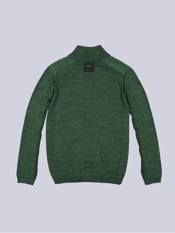 engbers Herren Pullover mit Troyerkragen Grün 35850