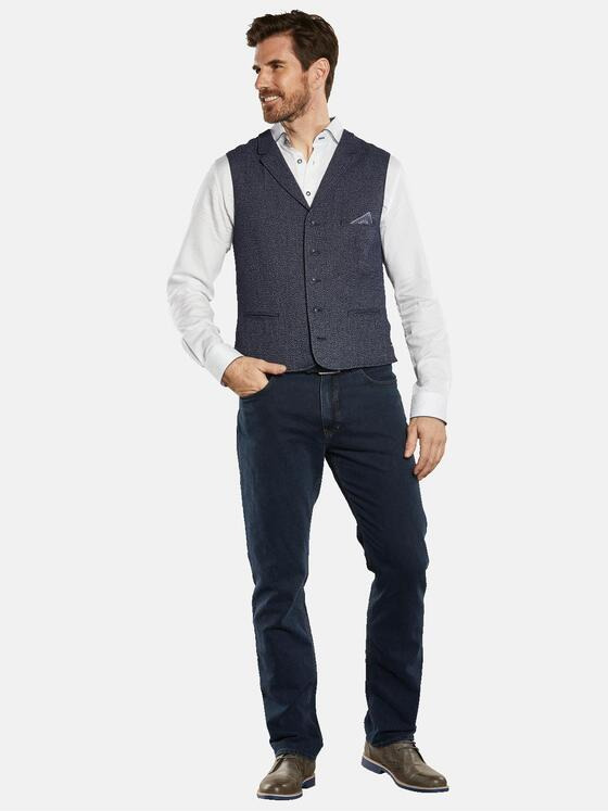engbers Herren Sakko-Weste regular Blau 34301
