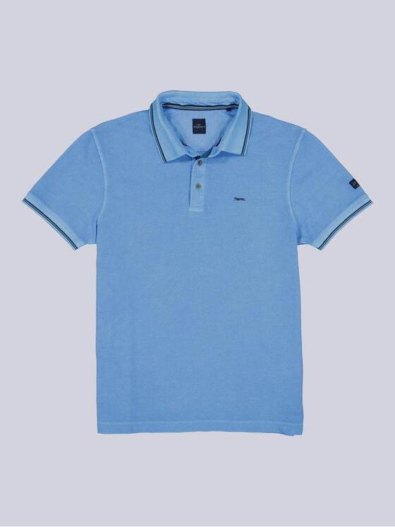 engbers Herren Polo-Shirt uni Mittelblau 38963