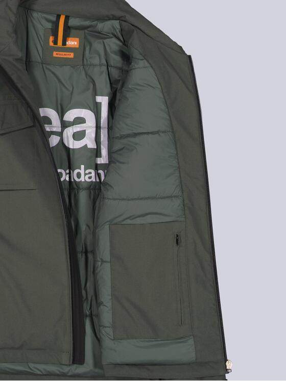 emilio adani Herren Jacke mit Funktionsdetails Grün 39086