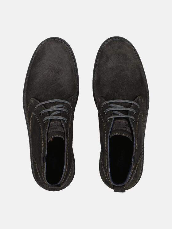 engbers Herren Lederboot mit Strukturprägung Kieselgrau 33605