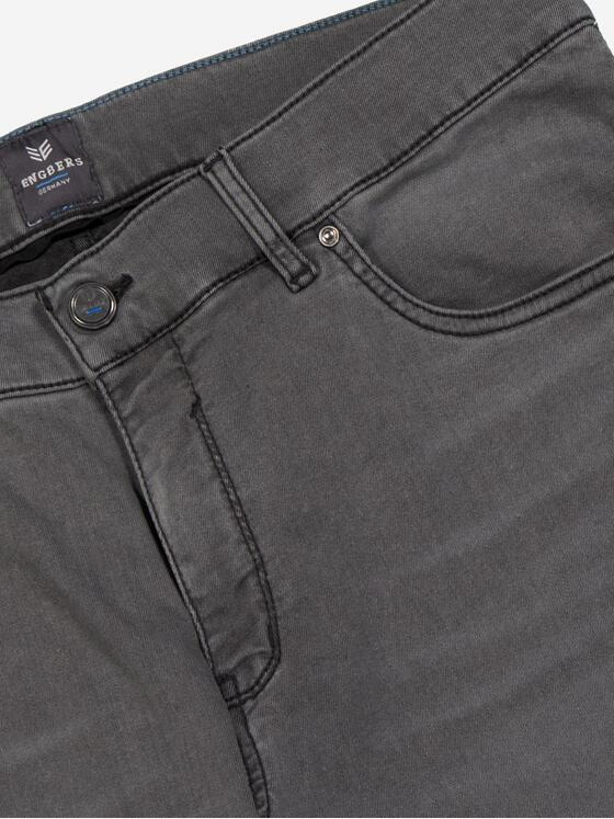 ENGBERS GERMANY Herren Super-Stretch-Jeans aus speziellem Waren-Hightechmaterial Grau 36890
