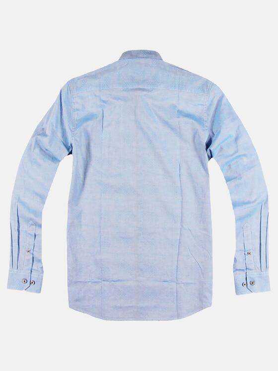 engbers Herren Softes Webstruktur-Hemd Hellblau 29518