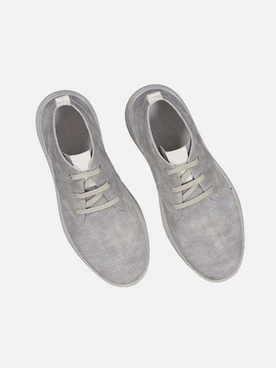 engbers Herren Halbschuh aus Leder Grau 34419