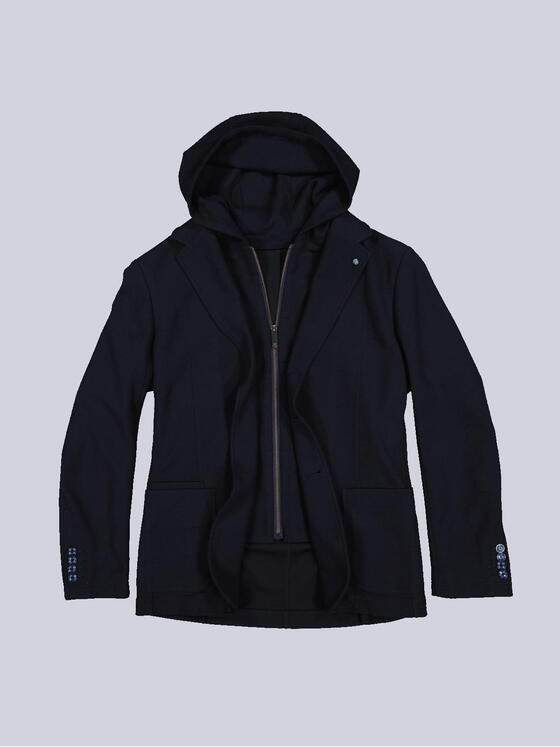 ENGBERS GERMANY Herren Sakko mit heraustrennbarem Inlent Blau 35503