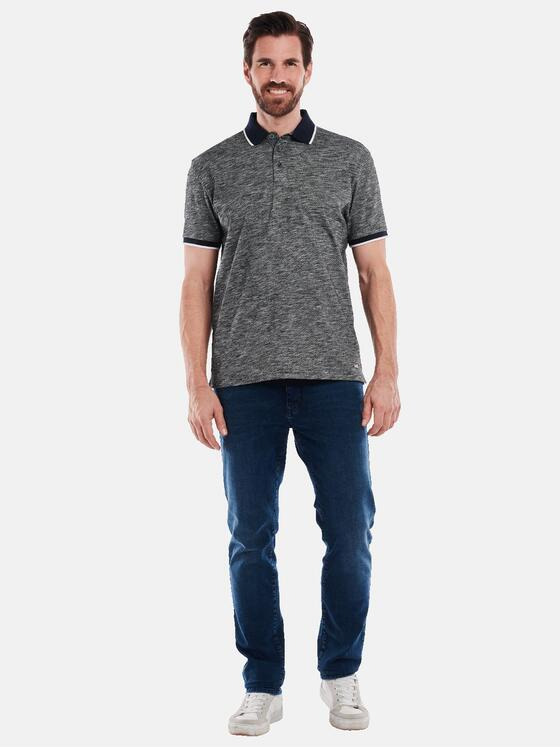 engbers Herren Polo-Shirt regular Saphirblau 35064