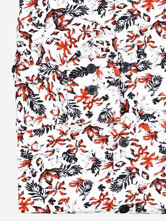 engbers Herren Jersey-Hemd slim fit Rot 38174