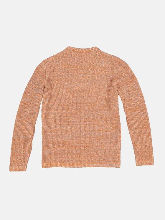 emilio adani Herren Pullover meliert Orange 33925