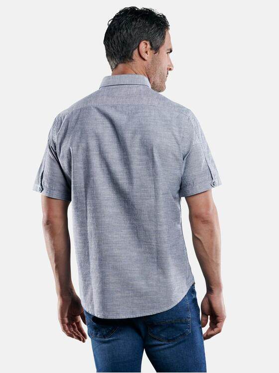 engbers Herren Kerniges Hemd mit Galon-Tape Saphirblau 29426