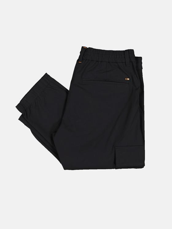 emilio adani Herren Cargo-Hose Schwarz 33325