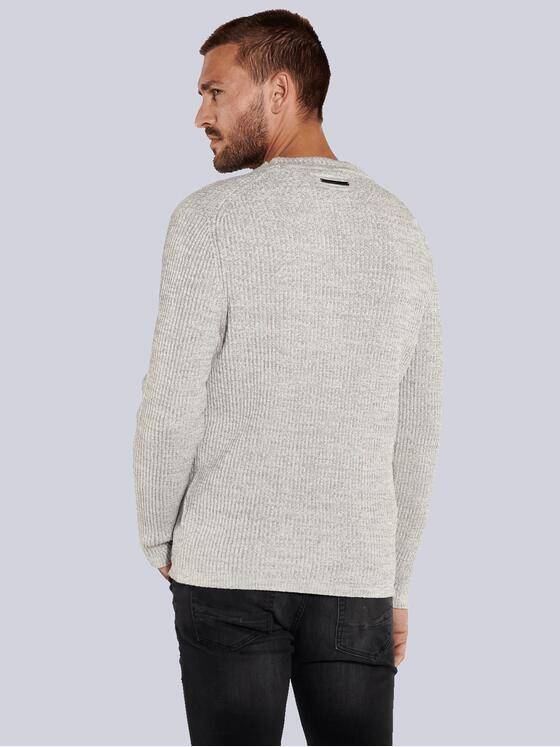 emilio adani Herren Pullover strukturiert Beige 36071