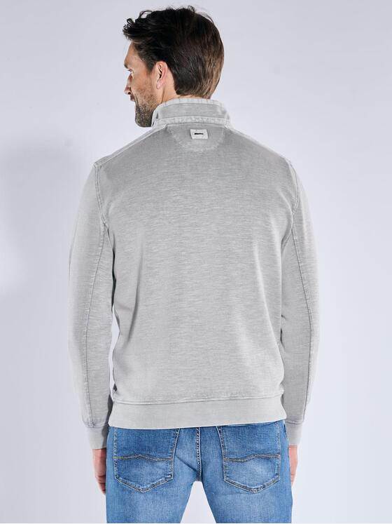 engbers Herren Sweatshirt strukturiert Hellgrau 39540