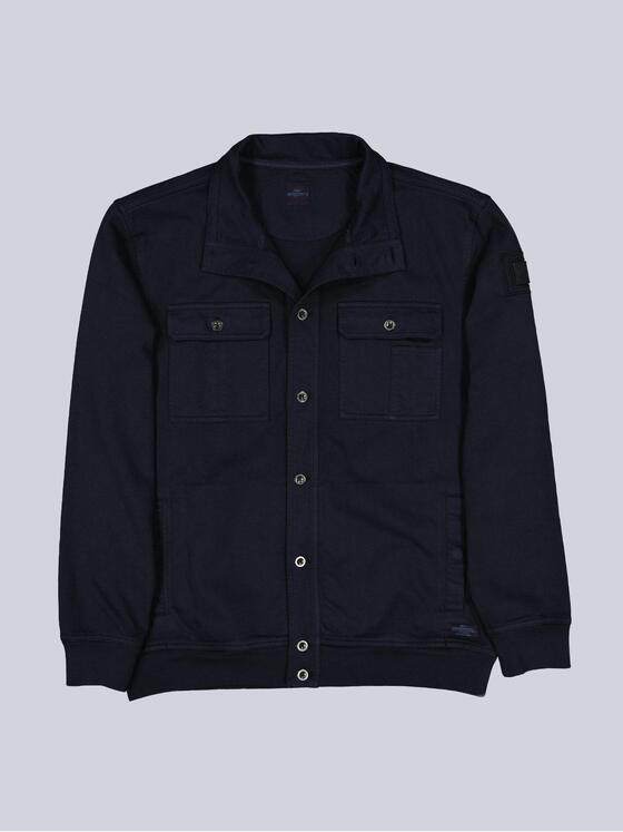 engbers Herren Sweatjacke regular Saphirblau 38306