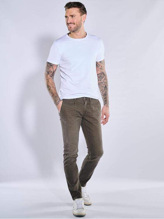emilio adani Herren Jeans slim fit Braun 38350