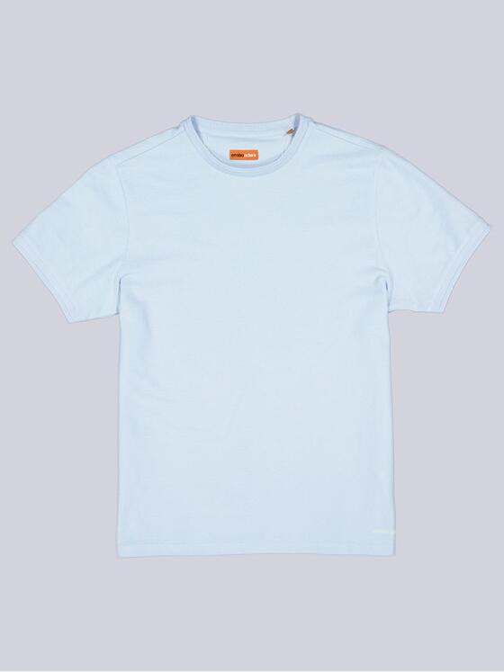 emilio adani Herren T-Shirt uni Blau 38628