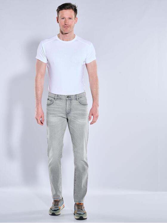 engbers Herren Super-Stretch-Jeans regular Silbergrau 38650