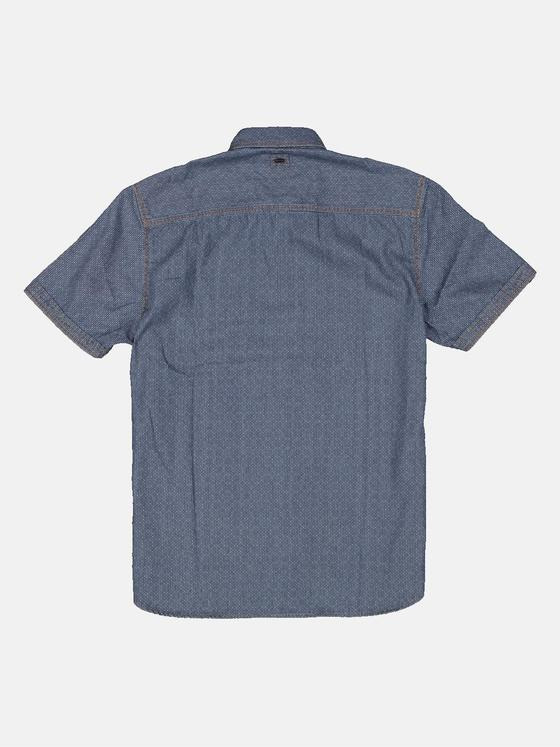 engbers Herren Kurzarm-Hemd regular Blau 34971