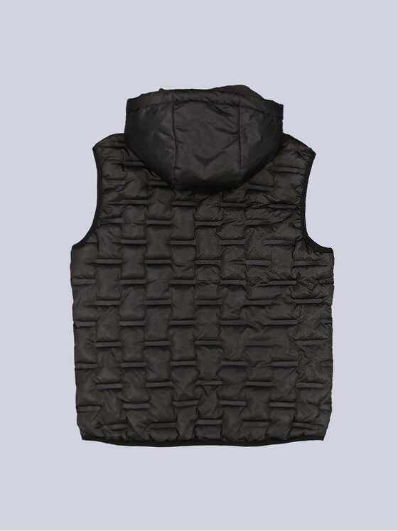 emilio adani Herren Steppweste mit Sorona-Füllung Schwarz 39091