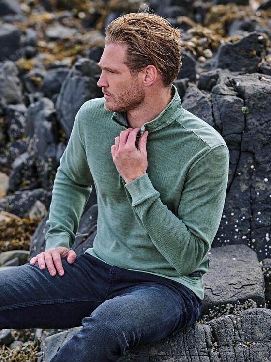 engbers Herren Sweatshirt regular Türkis 37338