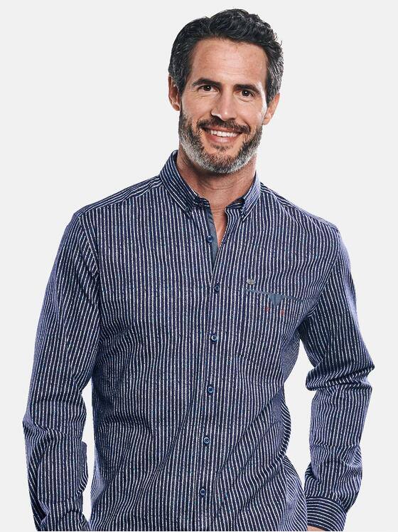 engbers Herren Hemd mit Comfort-Stretch-Anteil Saphirblau 30961