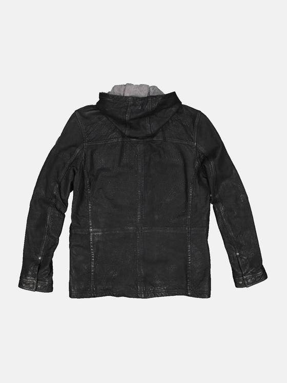 engbers Herren Lederjacke Schwarz 33548