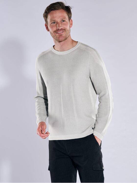 engbers Herren Pullover strukturiert Grau 37439