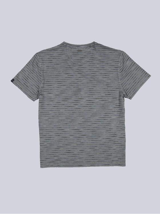 engbers Herren T-Shirt gestreift Grau 35242