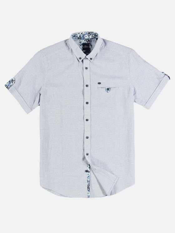 engbers Herren Lässiges Kurzarmhemd Hellblau 31593