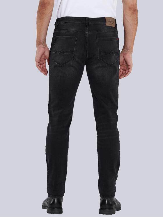 engbers Herren Super-Stretch-Jeans slim fit Schwarz 35408