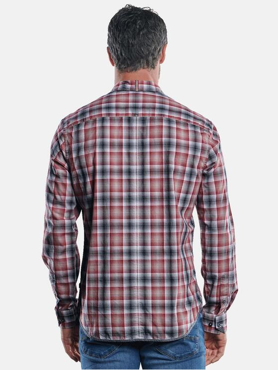 engbers Herren Karohemd Bordeaux 30147