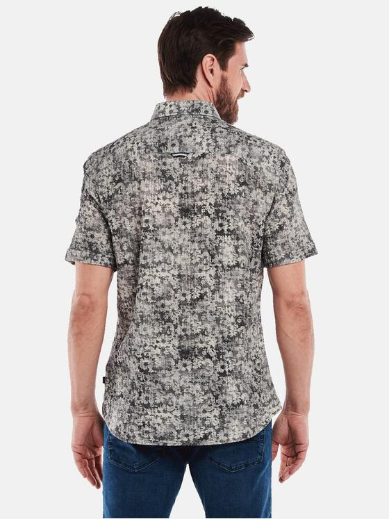 engbers Herren Kurzarm-Hemd regular Sand 35173