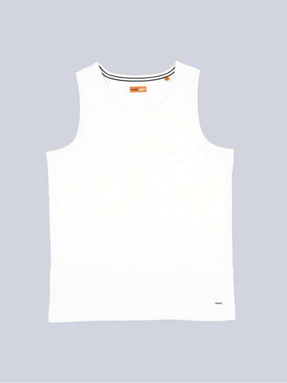 emilio adani Herren Rundhals T-Shirt Weiß 38936