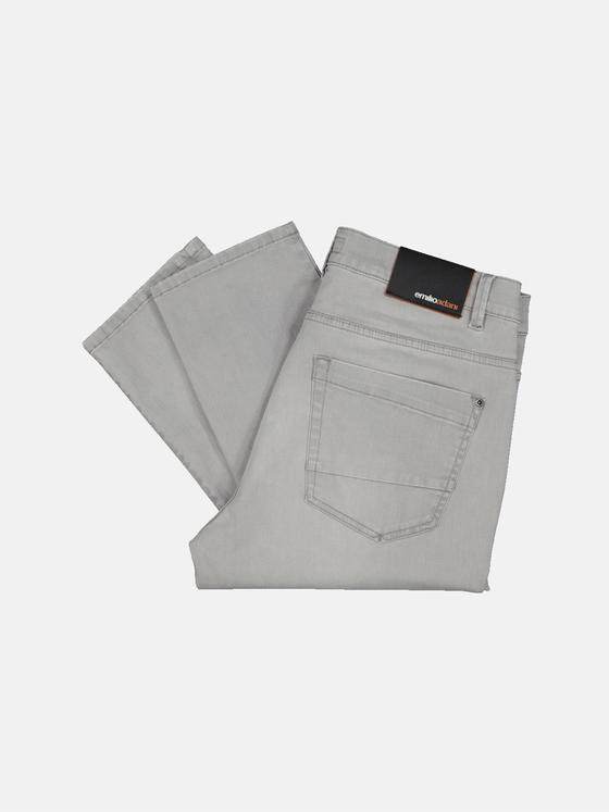 emilio adani Herren Super-Stretch-Jeans slim fit Grau 35227