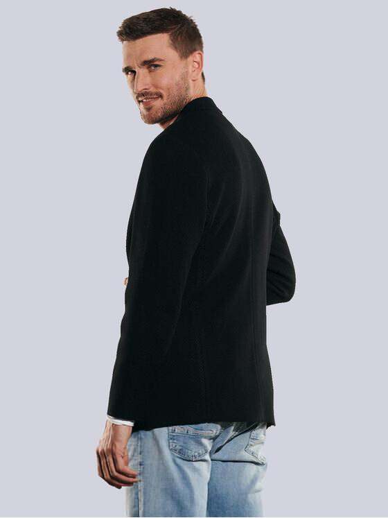 emilio adani Herren Freizeit-Sakko slim fit Schwarz 35265