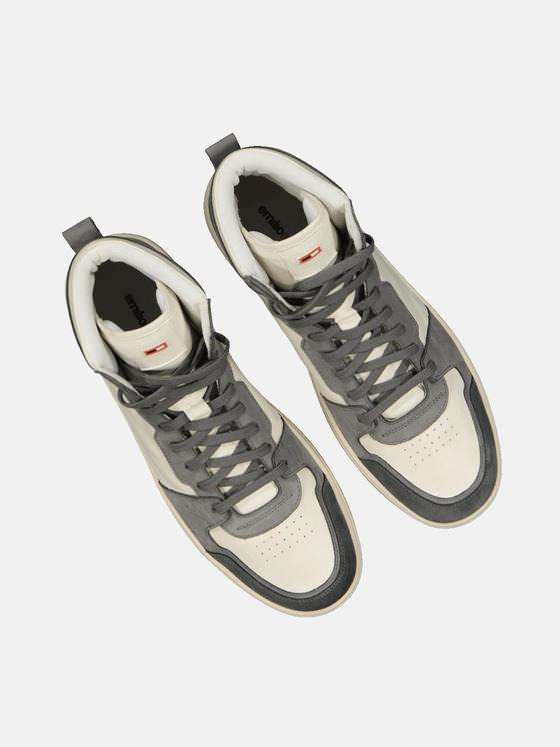 emilio adani Herren Sneaker aus Leder Beige 34480