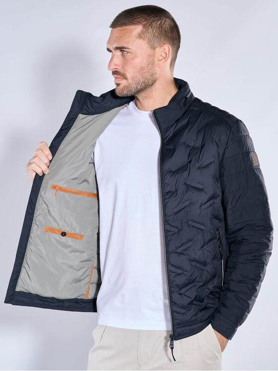 emilio adani Herren Steppjacke Saphirblau 40020