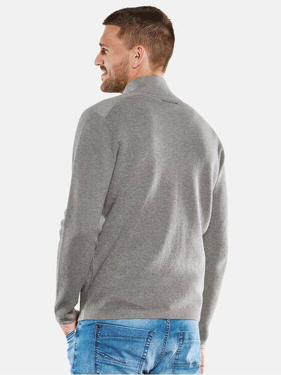 emilio adani Herren Strickjacke meliert Braun 33509