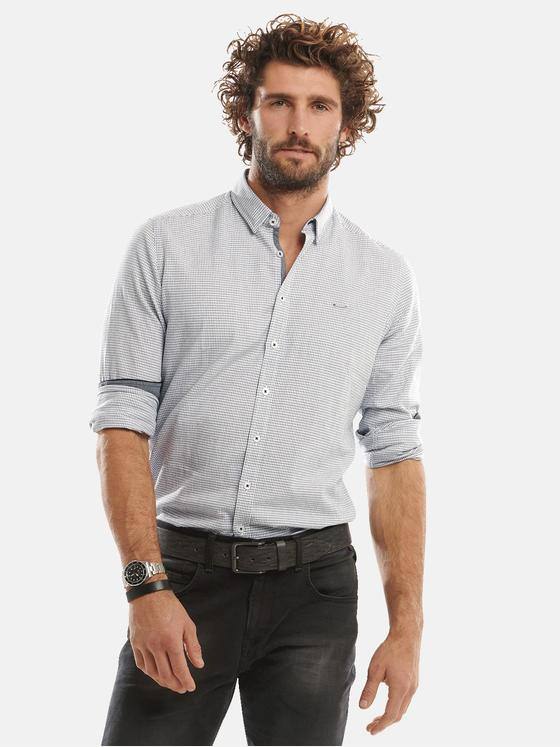 emilio adani Herren Hemd langarm Schwarz 30931
