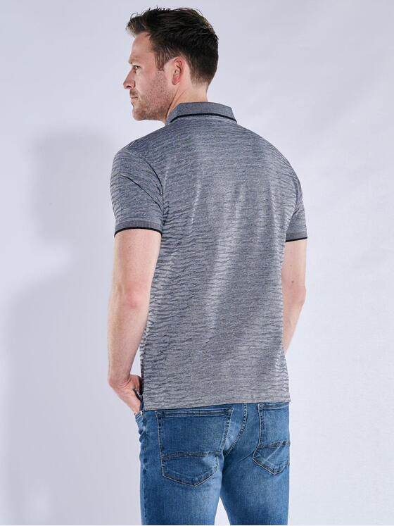 engbers Herren Polo-Shirt strukturiert Schwarz 38313